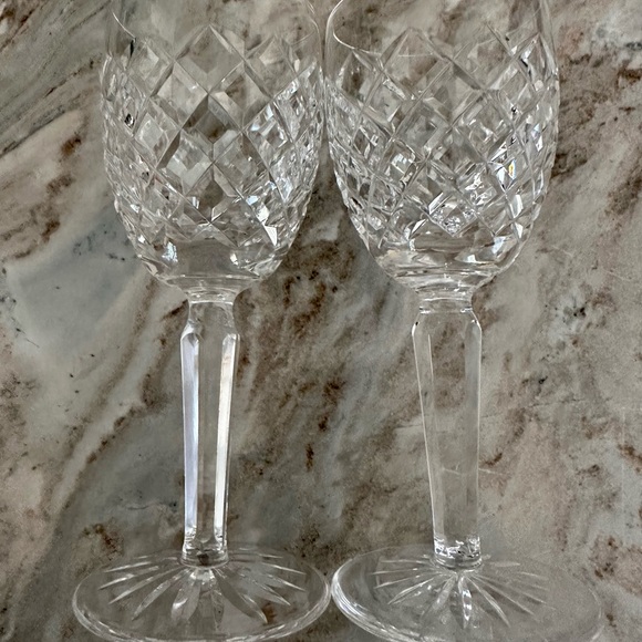 Waterford crystal white wine glasses set of 2 - Picture 3 of 6